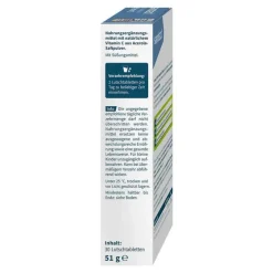 Sanotact Vitamin C (Ascorbinsäure)-100% Natürliches Vitamin C Lutschtabletten , 30 St