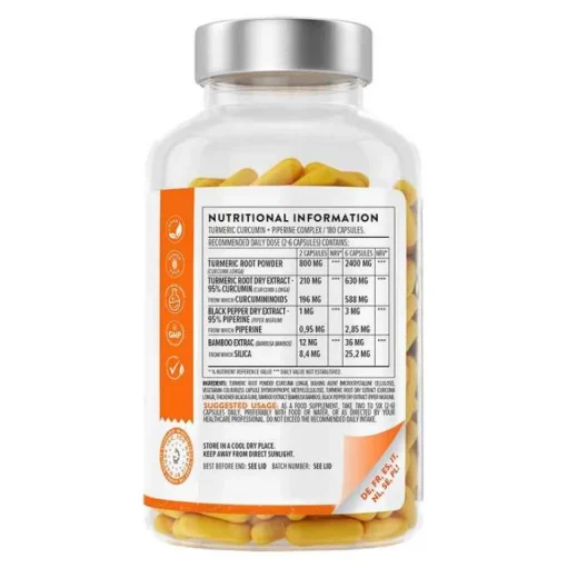 Curcumin + Piperin vegan Kapseln, 180 St^Aavalabs New