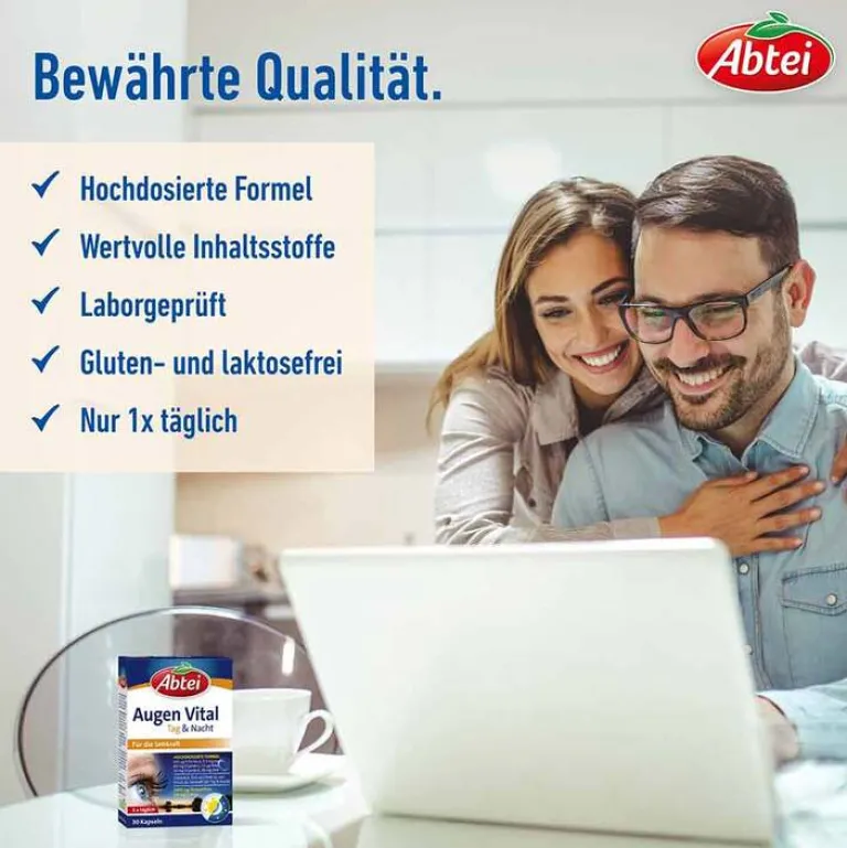 Abtei Augenvitamine-Augen Vital Tag & Nacht Kapseln, 30 St