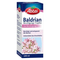 Abtei Baldrian Beruhigungs-Tropfen, 100 ml- Baldrian|Beruhigungsmittel