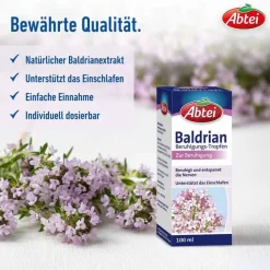Abtei Baldrian Beruhigungs-Tropfen, 100 ml- Baldrian|Beruhigungsmittel
