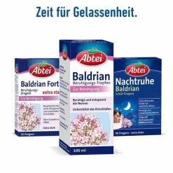 Abtei Baldrian Beruhigungs-Tropfen, 100 ml- Baldrian|Beruhigungsmittel