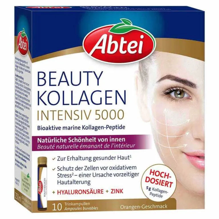 Abtei Beauty Kollagen Intensiv 5000 Trinkampullen, 10X25 ml- Mikronährstoffe|Kollagen