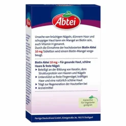 Biotin 10 mg Tabletten, 30 St^Abtei New
