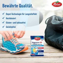 Kalium|Magnesium-Abtei Magnesium 400 + Kalium Tabletten, 30 St