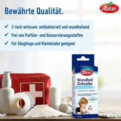 Abtei Wundheil Zinksalbe, 75 ml- Zinksalbe|Wund- & Heilsalbe
