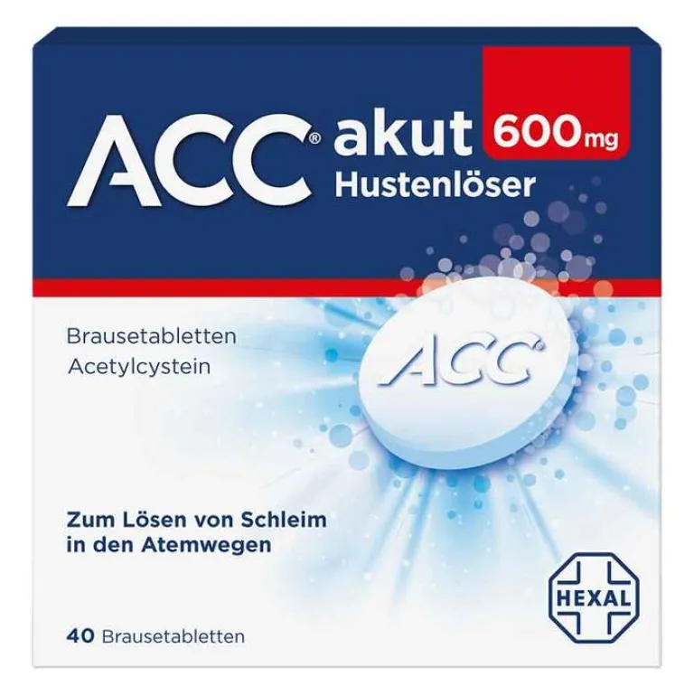 ACC akut 600 mg Hustenlöser, Brausetabletten, 40 St- Hustenlöser