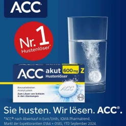 ACC akut 600 mg Z Hustenlöser, Brausetabletten, 20 St- Hustenlöser