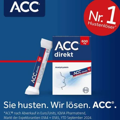 ACC Hustenlöser-direkt 600 mg Pulver zum Einnehmen im Beutel, 10 St