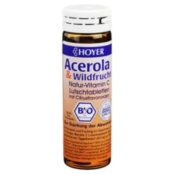 Acerola und Wildfrucht Vitamin C Lutschtabletten, 60 St^Hoyer Best