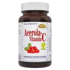 Espara Vitamin C (Ascorbinsäure)-Acerola Vitamin C Kautabletten, 60 St