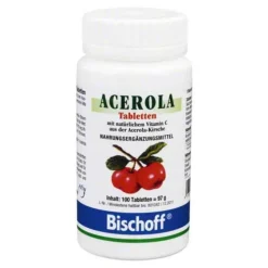 Acerola Vitamin C Tabletten, 100 St^Bischoff Sale