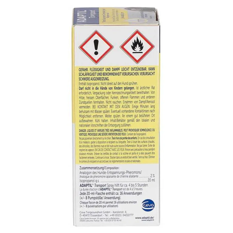 Transport Spray für Hunde, 20 ml^Adaptil Best