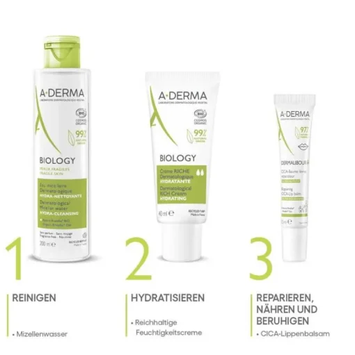 A-Derma Dermalibour + Cica Lippenbalsam, 15 ml- Lippenpflege