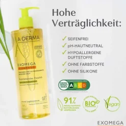 A-Derma Exomega Control Duschöl rückfettend, 750 ml- Duschen & Waschen