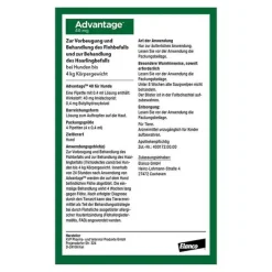 Advantage 40 für Hunde bis 4 kg, 4 St- Flöhe, Zecken & Co.