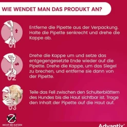 Advantix Flöhe, Zecken & Co.-Spot-on Hund 4 - 10 kg Lösung, 4 St