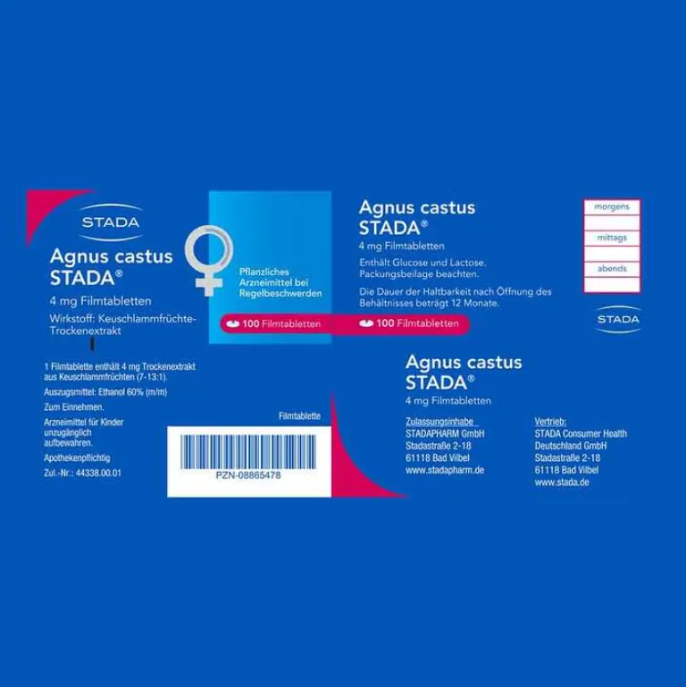 Stada Agnus castus ® Filmtabletten, 100 St- Pms Behandeln