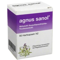 Hartkapseln, 60 St^Agnus sanol Hot