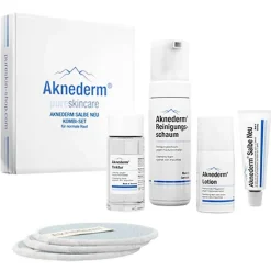 Aknederm Salbe Neu Kombiset für normale Haut, 1 P- Akne-Creme