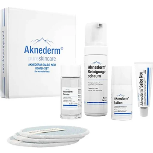 Aknederm Salbe Neu Kombiset für normale Haut, 1 P- Akne-Creme