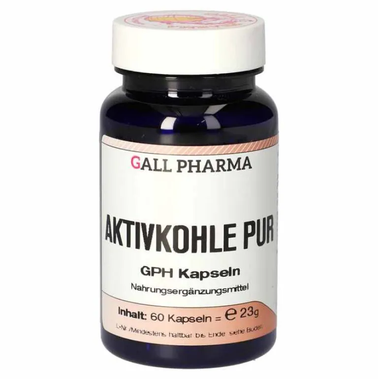Aktivkohle Kapseln Pur GPH, 60 St^ Clearance