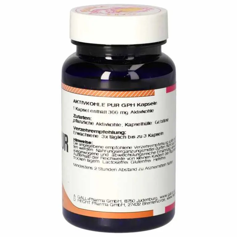 Aktivkohle Kapseln Pur GPH, 60 St^ Clearance