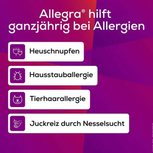 Allegra Allergie Medikamente|Bilastin-Allergietabletten Kinder 10 mg Schmelztabletten, 20 St