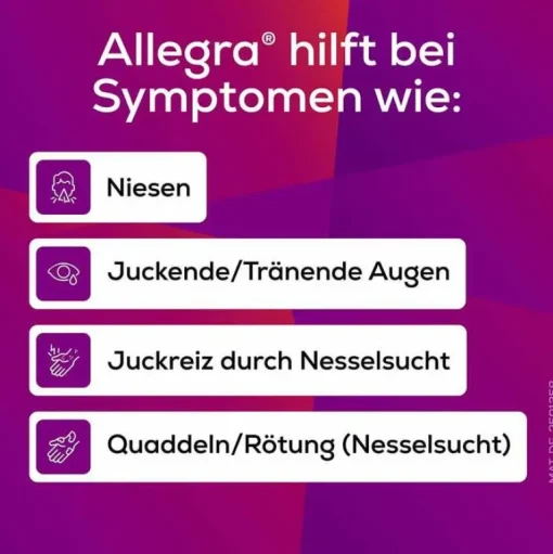 Allegra Allergie Medikamente|Bilastin-Allergietabletten Kinder 10 mg Schmelztabletten, 20 St