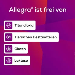 Allegra Allergie Medikamente|Bilastin-Allergietabletten Kinder 10 mg Schmelztabletten, 20 St