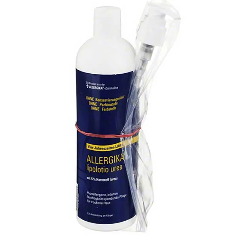 Allergika Lipolotio urea 5%, 500 ml- Trockene & Sensible Haut|Körpermilch & Lotionen