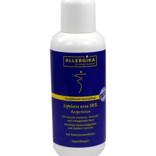 Allergika Körpermilch & Lotionen|Trockene & Sensible Haut-Lipolotio urea 10%, 200 ml