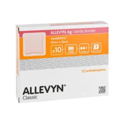 Allevyn Wundverband-Ag Gentle Border 10x10 cm Wundverband, 10 St