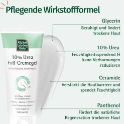 Allgäuer Latschenkiefer Fußpflegeprodukte-10% Urea Fuß Cremegel, 100 ml