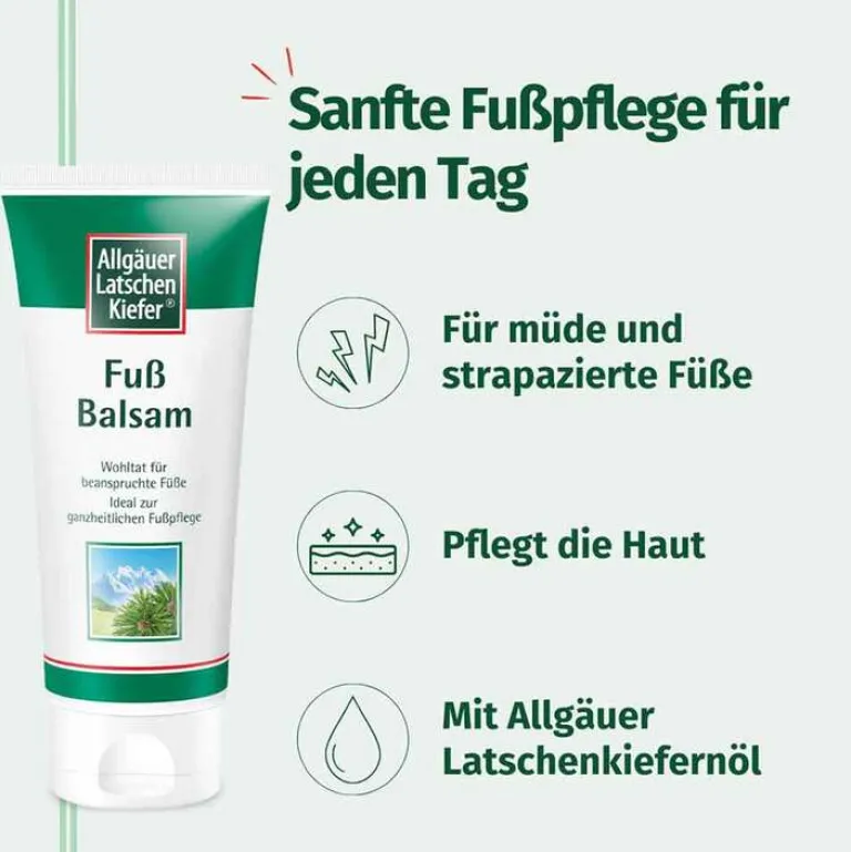 Allgäuer Latschenkiefer Fuß Balsam, 100 ml- Fußpflegeprodukte