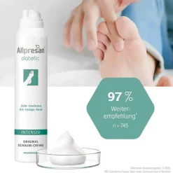 Allpresan diabetic Fuß Intensiv Schaum, 200 ml- Hautpflege