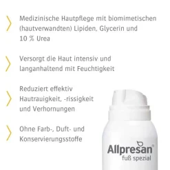 Allpresan Fuß spezial original Schaum-Creme sehr trockene Haut Nr.3, 125 ml- Fußpflegeprodukte