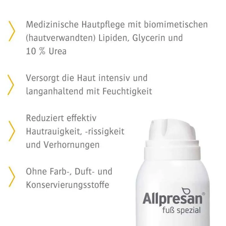 Allpresan Fuß spezial original Schaum-Creme sehr trockene Haut Nr.3, 125 ml- Fußpflegeprodukte
