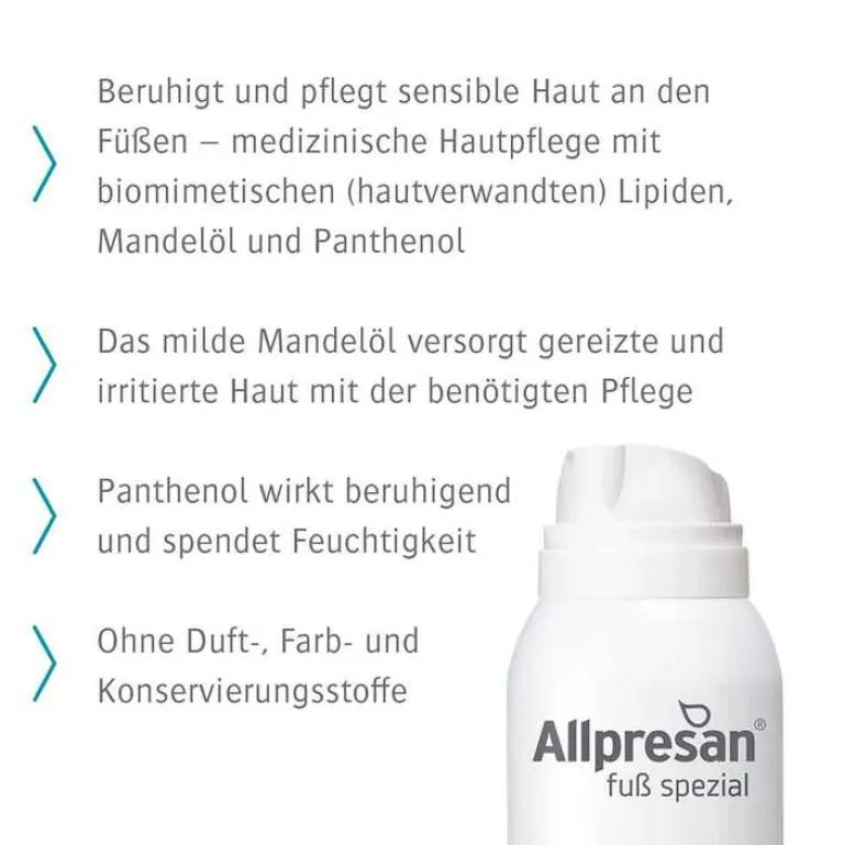 Allpresan Fußpflegeprodukte-Fuß spezial Original Schaum-Creme empfindliche Haut Nr.1, 125 ml
