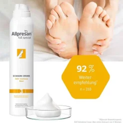 Allpresan Fußpflegeprodukte-Fuß spezial Original Schaum-Creme sehr trockene Haut Nr.3, 200 ml