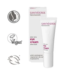 Santaverde Augenpflege-Aloe Vera Augencreme ohne Duft, 10 ml