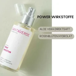 Santaverde Aloe Vera Toner sensitive Spray, 100 ml- Gesichtspflege