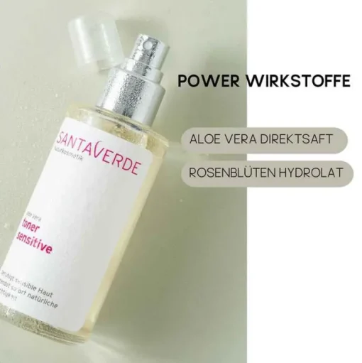 Santaverde Aloe Vera Toner sensitive Spray, 100 ml- Gesichtspflege