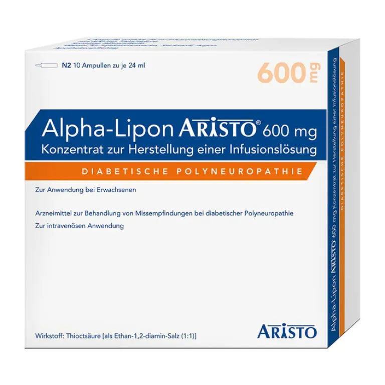 Alpha Lipon 600 mg Konzentrat zur Herstellung einer Infusionslösung, 10X24 ml^Aristo Discount