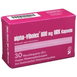 Alpha-Vibolex Alpha Vibolex 600 mg Hrk Weichkapseln, 30 St- Medikamente