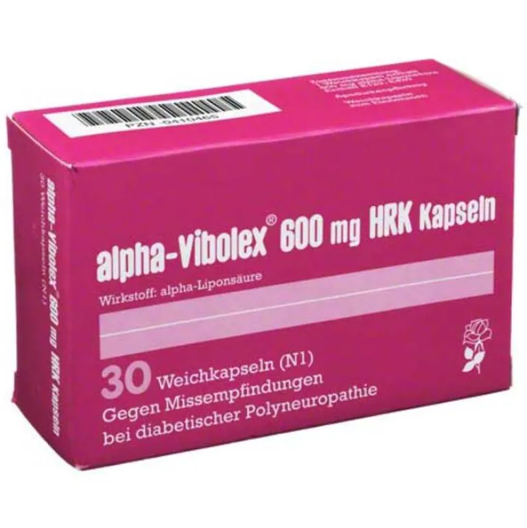 Alpha-Vibolex Alpha Vibolex 600 mg Hrk Weichkapseln, 30 St- Medikamente