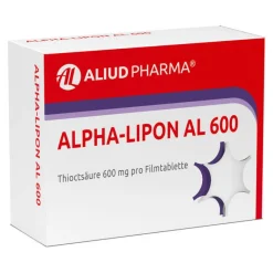 Aliud Pharma ALPHA-LIPON AL 600 Filmtabletten, 60 St- Medikamente|Alpha Liponsäure