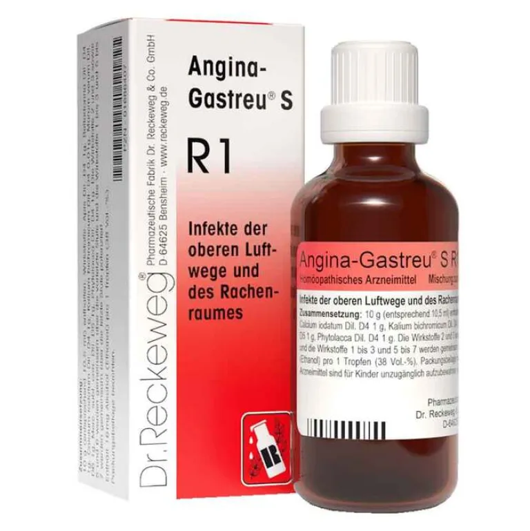 Gastreu Dr. Reckeweg-Angina- S R1 Tropfen zum Einnehmen, 50 ml