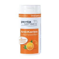 Anti-Karies Lutschpastillen Orange, 135X2 g- Zuckerfreie Bonbons