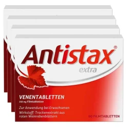 Antistax ® extra Venentabletten bei Krampfadern, 4x90 St- Venenleiden